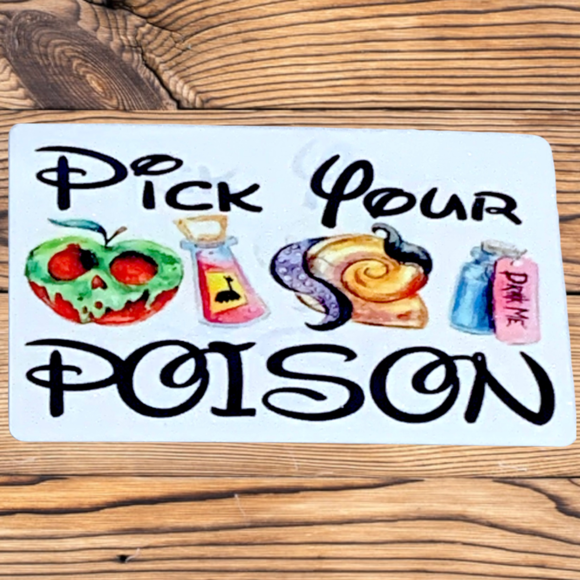 Pick Your Poison Disney Magnet - Picture 5 of 17